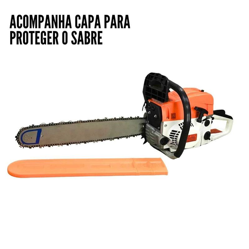 Motosserra Gasolina 63cc 2 Tempos Sabre 20 Polegadas 50 cm